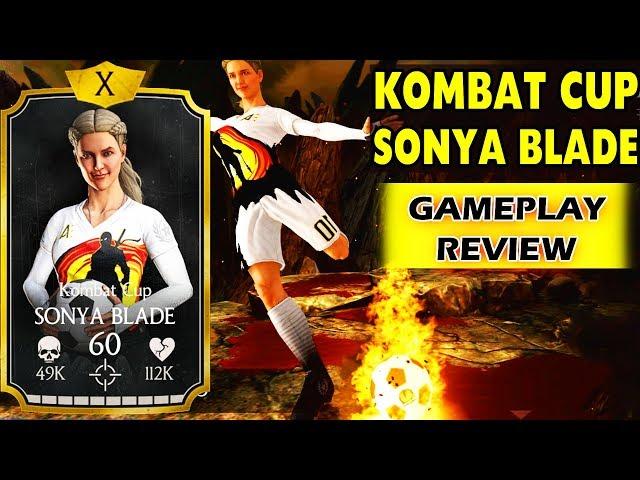 MKX Mobile 1.18.1. Kombat Cup Sonya Blade Gameplay + Review. 200 IQ Plays With Red Card!