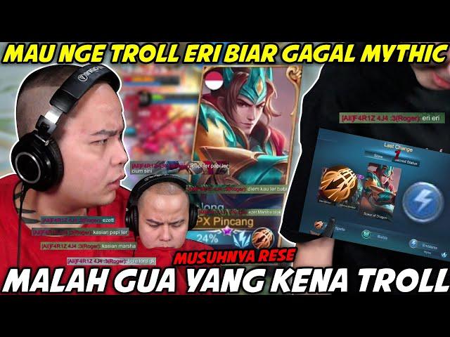 GUA NGE TROLL ERI SEKALI DIBALES ERI TROLL SEUMUR HIDUP :)