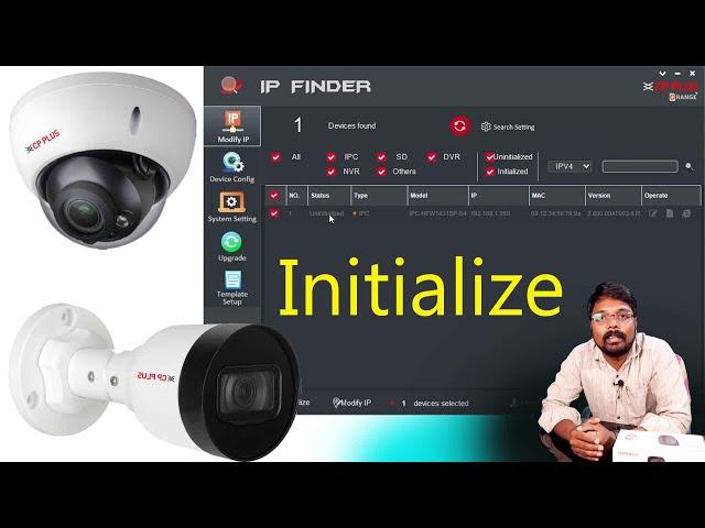 How to Initialize CP Plus  IP Camera | 1 Minute Tutorial