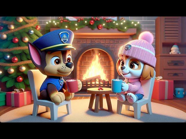 Paw Patrol Ultimate Rescue | CHASE x SKYE Happy In Christmas Eve!! Winter Is Coming! | Rainbow 3