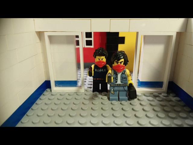 LEGO мультфильм - ограбление банка | LEGO bank robbery fail