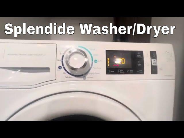 How To Use The Splendide Washer/ Dryer Combo In Your RV Travel Trailer