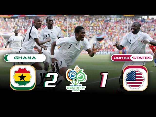 United States  ×  Ghana | 1 × 2 | HIGHLIGHTS | All Goals | World Cup 2006