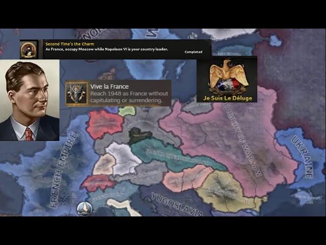 Napoleon VI goes from disaster to Moscow and London Hoi4 Vanilla