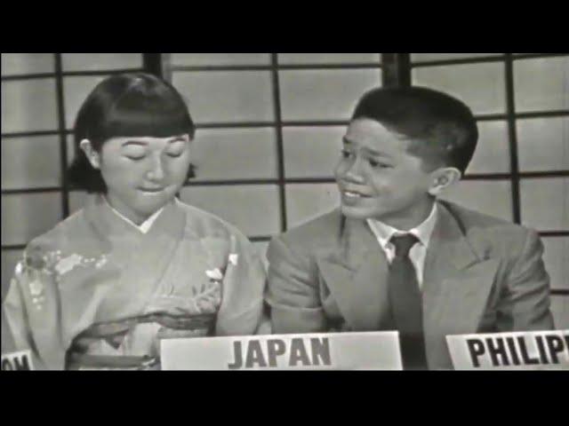 1956 High School Exchange Students in USA Debate on Prejudice (2): Philippines, Japan, UK, Indonesia