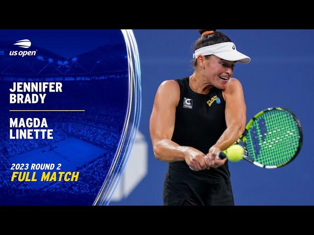 Jennifer Brady vs. Magda Linette Full Match | 2023 US Open Round 2