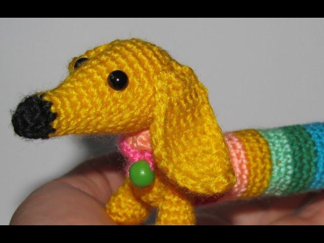 СОБАКА (щенок) из Rainbow Loom Bands.Браслеты из резинок Фигурки Подарки Поделки своими руками