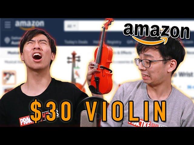 We Try the Cheapest (and most useless) Violins from Amazon