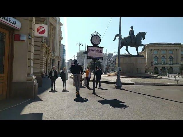 [4K] Walking Tour in Bucharest Romania April 2022