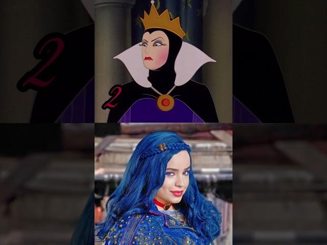 Which evil queen is the the best mom? #descendants #evie #riseofred #disney #fypシ゚viral #red #vks