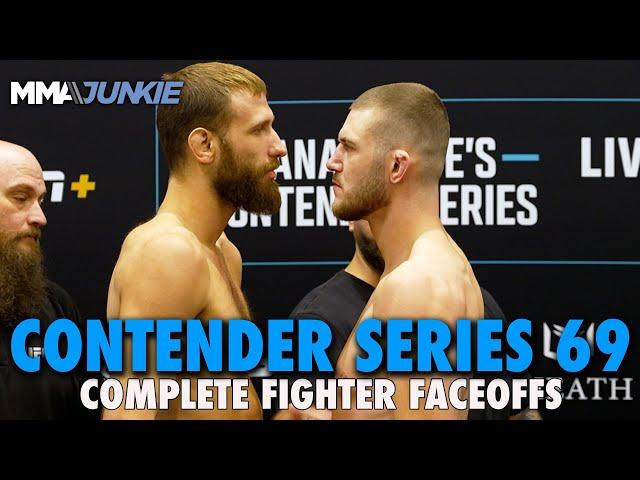 Dana White's Contender Series 69 Full Fight Card Faceoffs from Las Vegas