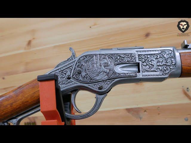 Макет винтовки Winchester 73 Denix D7/1253G (ММГ, сталь)  видео обзор 4k
