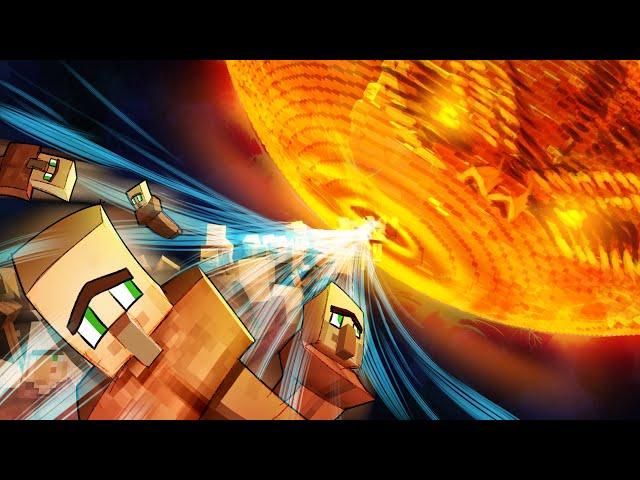 What Happens If The Sun Swallows Villagers? (Minecraft Animation)