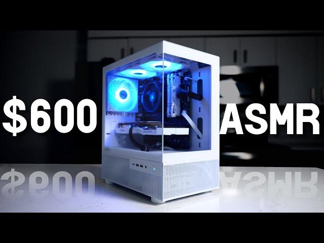 $600 Gaming PC Build "Glacier" [NO COMMENTARY ASMR]