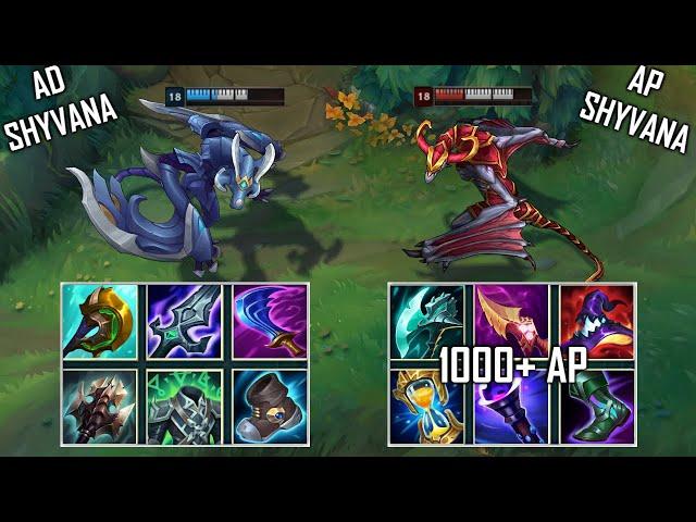 AP SHYVANA vs AD SHYVANA SEASON 12 FIGHTS & Best Pentakills!