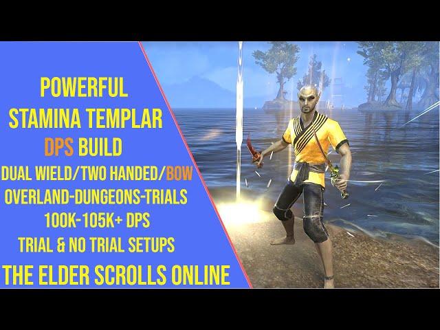 Powerful Stamina Templar DPS Build for ESO Gold Road - Stamplar DPS Build