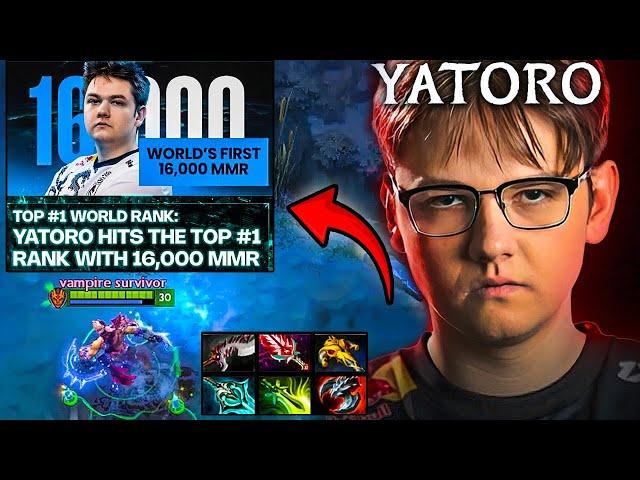 Yatoro becomes THE FIRST WORLD 16K MMR in DOTA after This GAME 