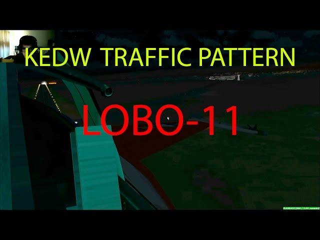 FSX: Edwards AFB (KEDW) Traffic Pattern - VFR - LOBO11