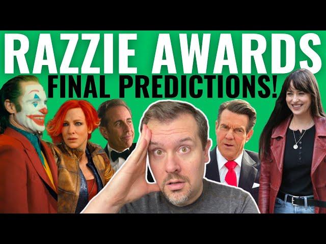 Final Razzie Awards Predictions 2025!