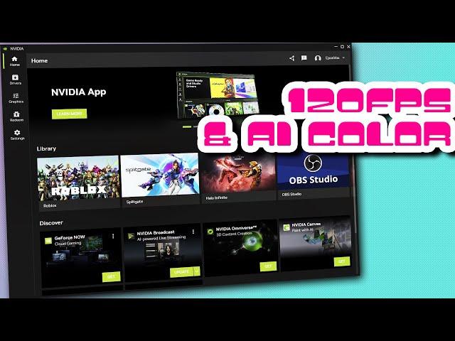 NVIDIA FINALLY gives us 120FPS Shadowplay... New "Nvidia App" EXPLAINED!