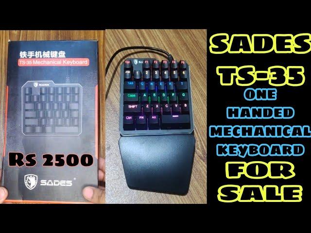 Sades ts35 one handed mechanical keyboard