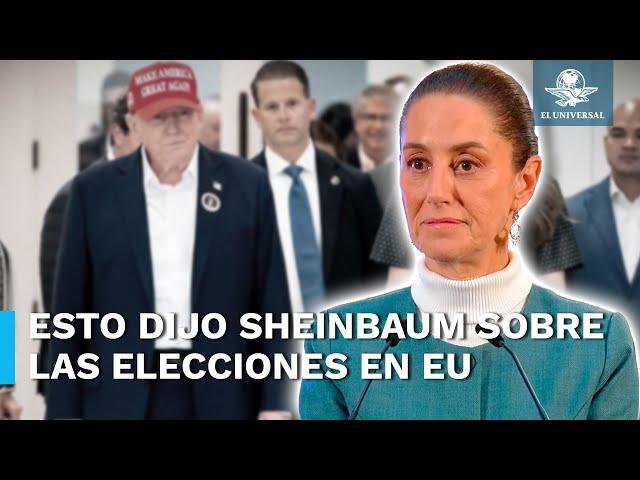 ¿Qué dijo Claudia Sheinbaum sobre el triunfo de Donald Trump?