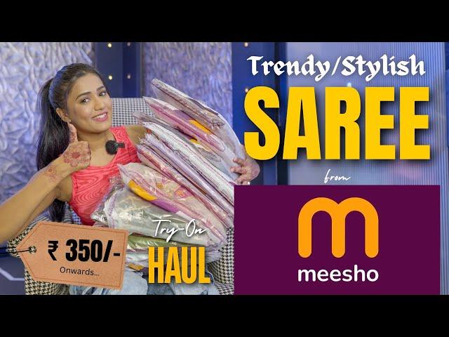 *ON HIGH DEMAND* Saree from Meesho | festive ~ Shaadi special | Tryon | Budget friendly | gimaashi