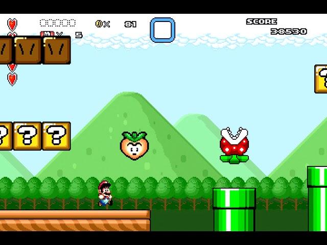 "Super Mario Epic 2: Dream Machine" fangame playthrough