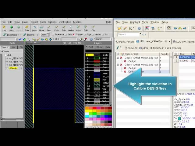 How to run Voltage Aware DRC checks using Calibre® PERC™