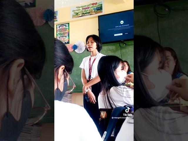 Estudyante nakatulog sa classroom pinakanta ng teacher ️️ .. ganda ng boses ️️ #trending #viral