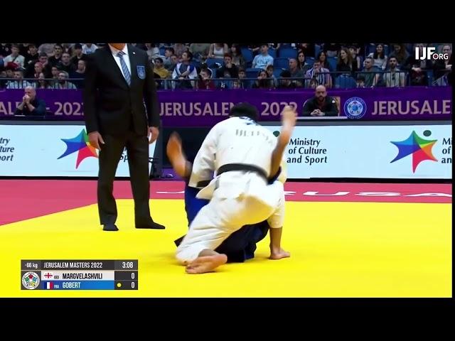 Masters 2022. 66 kg. R1. MARGVELASHVILI Vazha (GEO) - GOBERT Maxime (FRA)