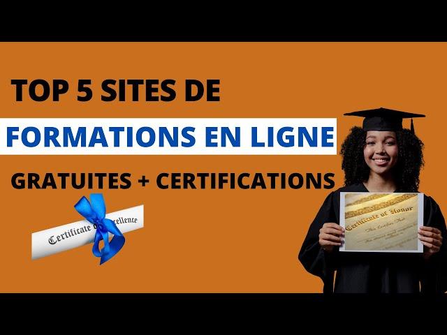 Voici 5 sites de formations gratuites en ligne avec certificats