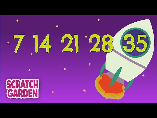 The Counting by Sevens Song | Counting Songs | Scratch Garden