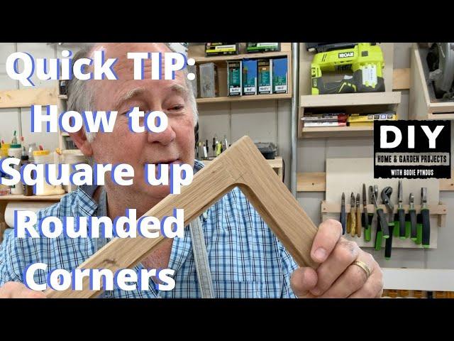 How to square up Rounded corners