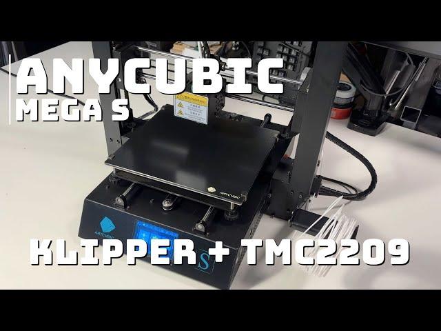 Anycubic Mega S must have upgrade. Klipper and TMC2209 drivers for TriGorilla board