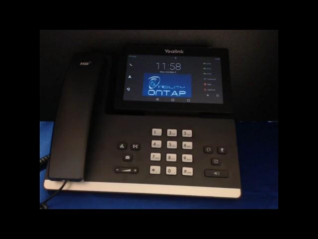 Yealink T58V Smart Media Phone User Training