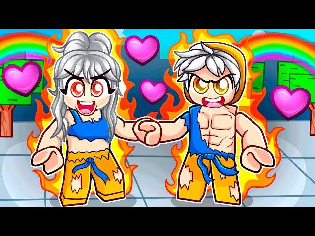 SUPER SAIYAN INFINITY GOKU COUPLE in Strongest Battlegrounds!