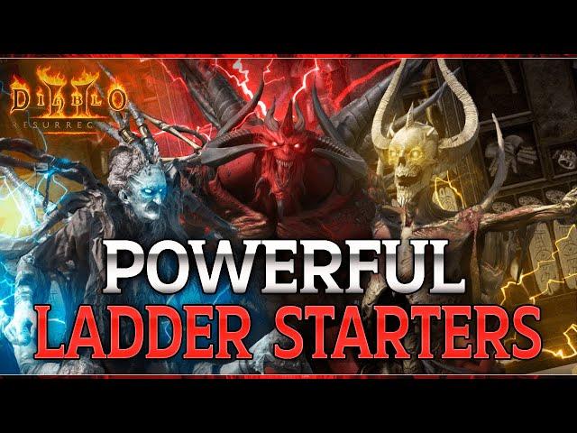 3 POWERFUL BUDGET BUILD Recommendations To Start Ladder With !!! - Diablo 2 Resurrected