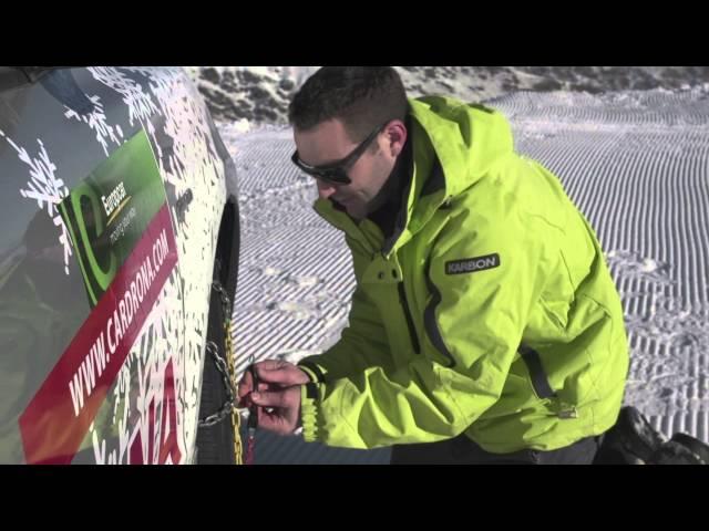 How to fit snow chains the easy way :-)