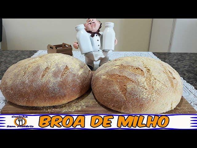 BROA DE MILHO CASEIRA MASSA LEVE E GOSTOSA  - (  PÃO DE MILHO)