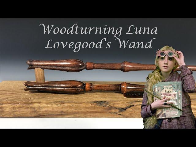 Making Luna's Wand - from real Tulipwood!