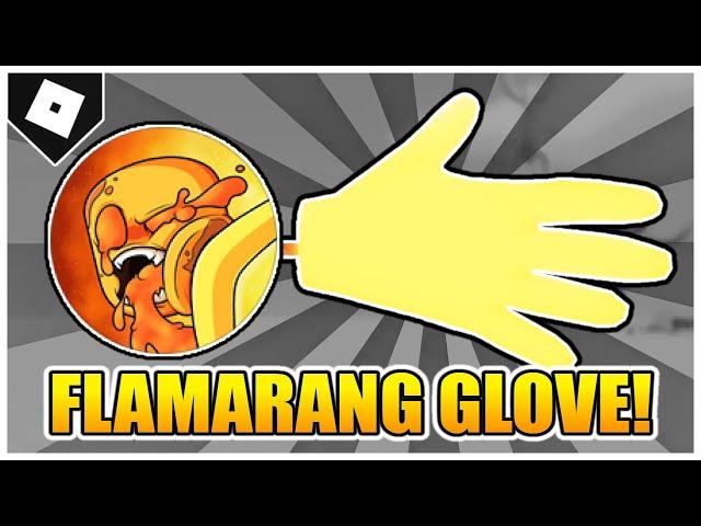 Slap Battles - How to get FLAMARANG GLOVE + "UNDERKILL" BADGE! [ROBLOX]