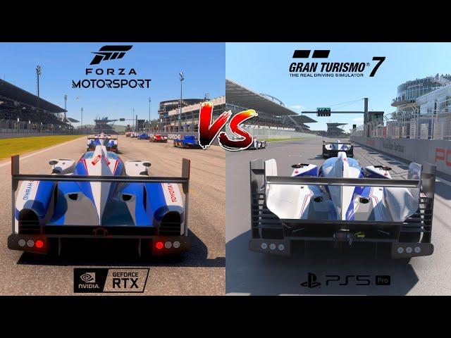 GRAN TURISMO 7 ENHANCED PS5 PRO VS FORZA MOTORSPORT 8 RTX | FULL Nürburgring COMPARISON  RAYTRACING