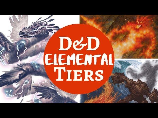 D&D MONSTER RANKINGS - ELEMENTALS