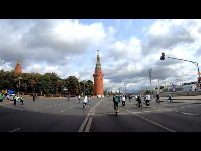 ⁴ᴷ⁵⁰ Cycling Moscow: Moscow Center - Moscow Bike Festival | Московский Велофестиваль 2019