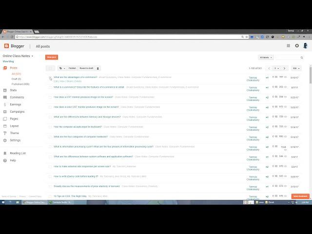 Add or Remove a Label To or From Multiple Blogger Posts