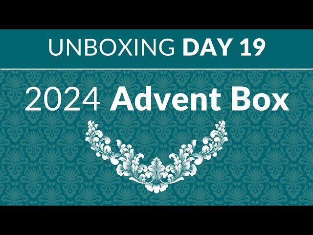 Unboxing Day 19 of the 2024 Sallie Tomato Advent Box!