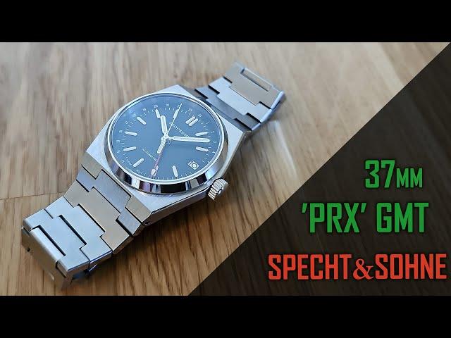 Specht & Sohne 37mm 'PRX' GMT homage SP00015 watch review #gedmislaguna #watchreview #specht&sohne