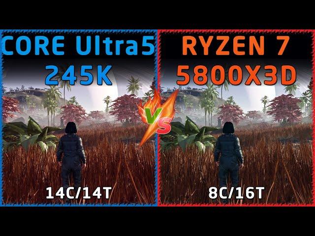 Intel Core Ultra 5 245K vs AMD Ryzen 7 5800X3D