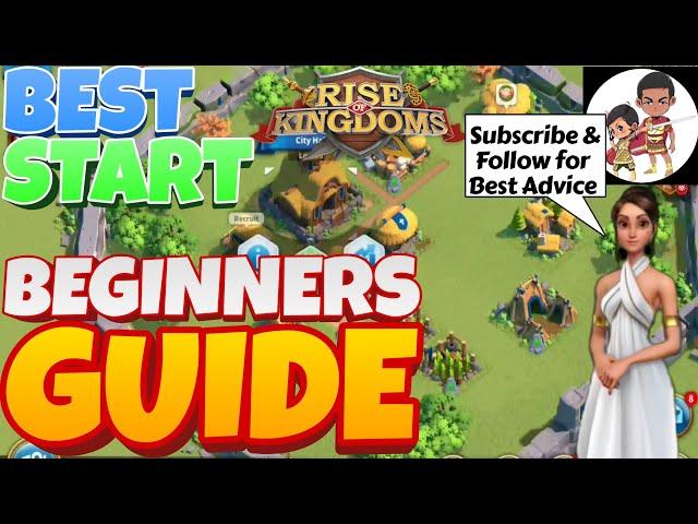 Beginners Guide Rise of Kingdoms : Get Best Start in RoK, Quick Tips for New Players with Gameplay